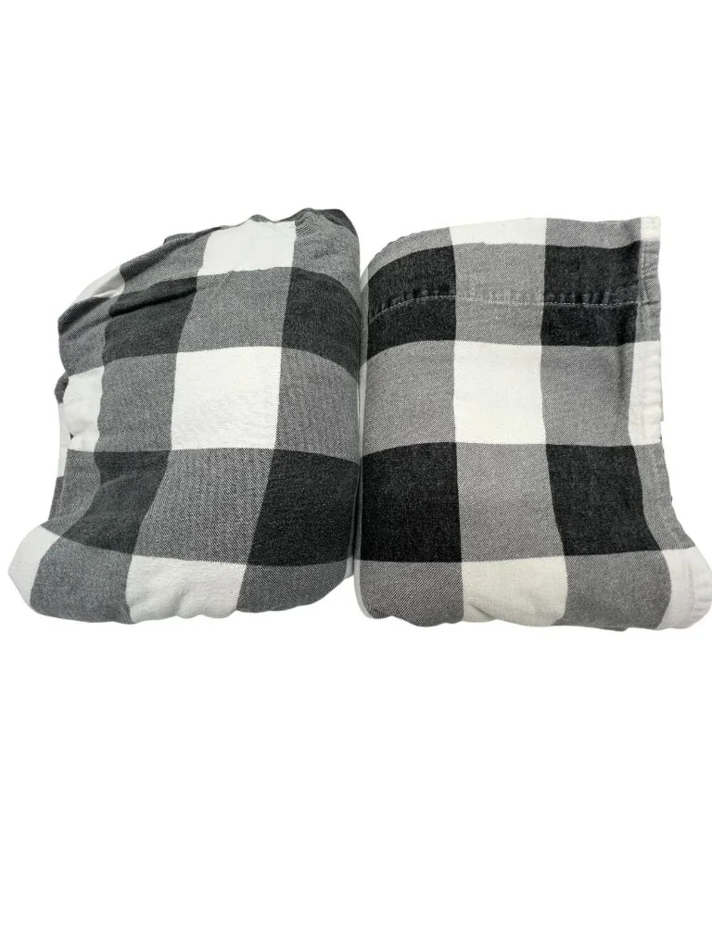 Huntington Home 100% Cotton Buffalo Check Fitted & Flat Queen Sheet Set